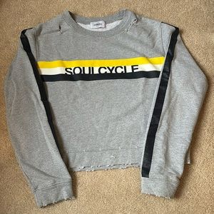 Soul Cycle crew neck sweatshirt.